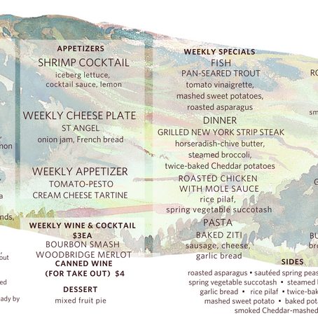 Culinary Corner, week of April 17-22