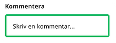 Skriv en kommentar i PayZlip appen