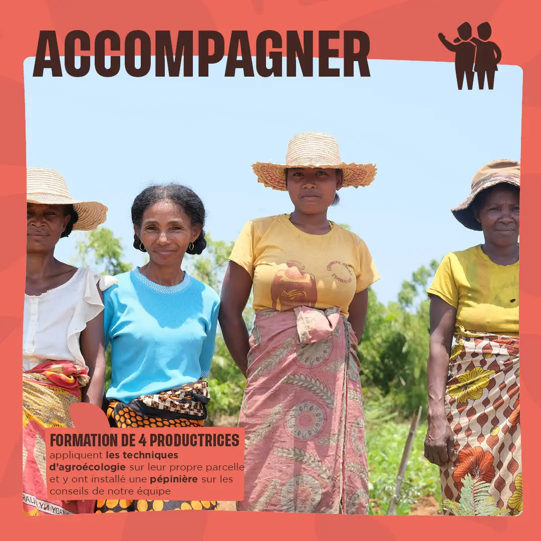 Accompagner : formation de 4 productrices 
