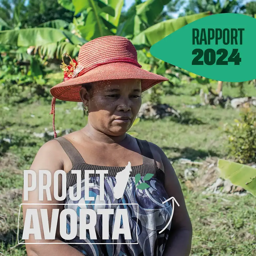 Bénéficiaire de notre projet Avorta