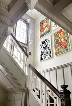 Large wall art for staircase by Eugene Ivanov