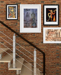 Large wall art for staircase by Eugene Ivanov