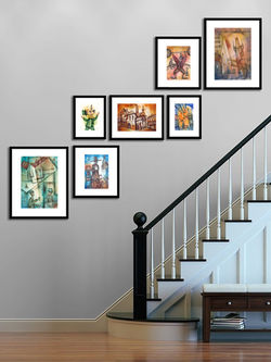 Large wall art for staircase by Eugene Ivanov