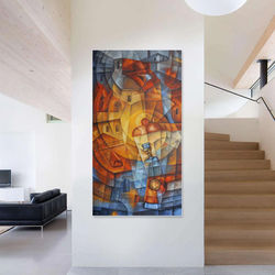 Large wall art for staircase by Eugene Ivanov