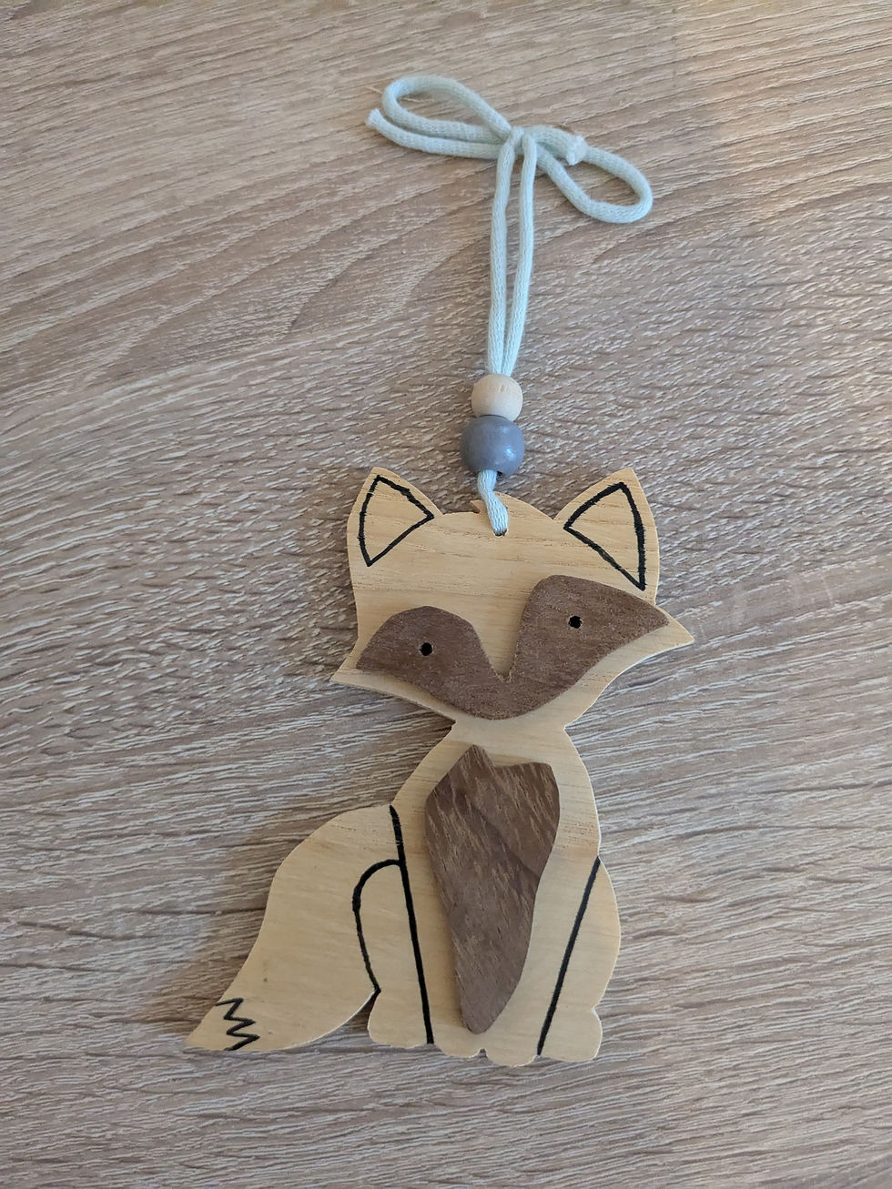 Suspension renard bleu