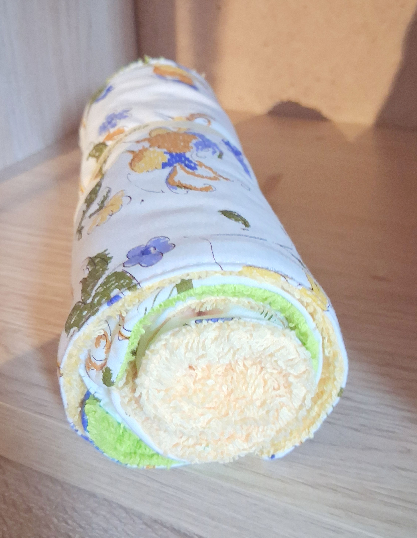 Rouleau de 5 feuilles d'absorbettes réutilisables – "Balade Champêtre"