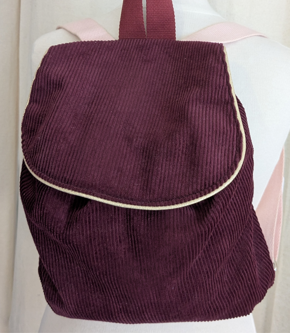 Sac à dos enfant - "la mini Aventure" Prune