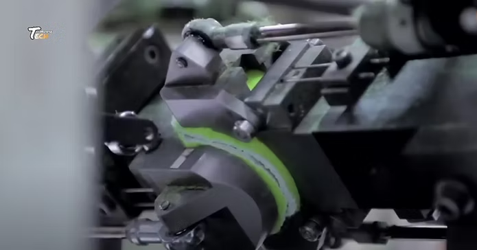 How Felt Strips are Attached to Ball