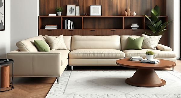 sectional light color leather couch in the living room.jpg