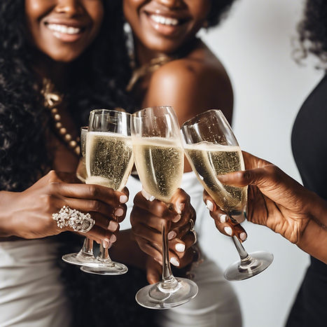 black women hands only champagne toast.jpg