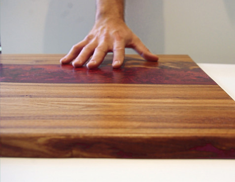 réalisation artisanale bois résine epoxy
