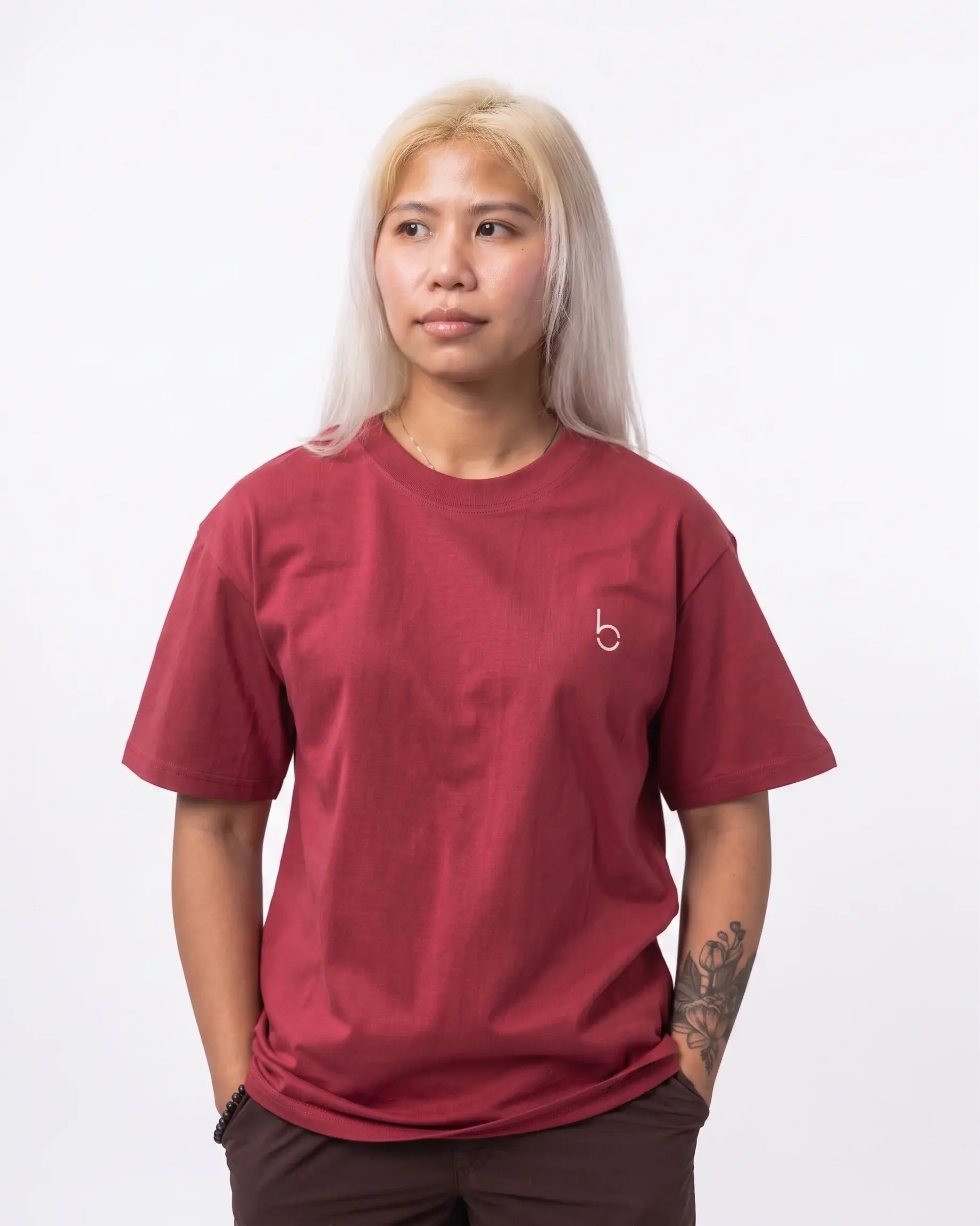 Babel Deadlift Oversized Tee - Maroon