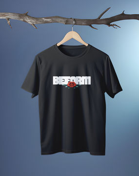 a black t-shirt with the word reform on it