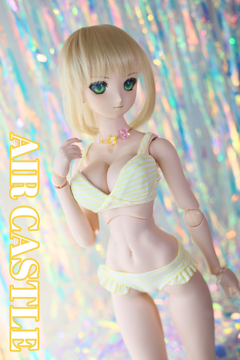 Thumbnail: 「Air Castle」Striped Bikini (1/3/SD/SD10/SD13/DD/SDGR) Outfit ONLY