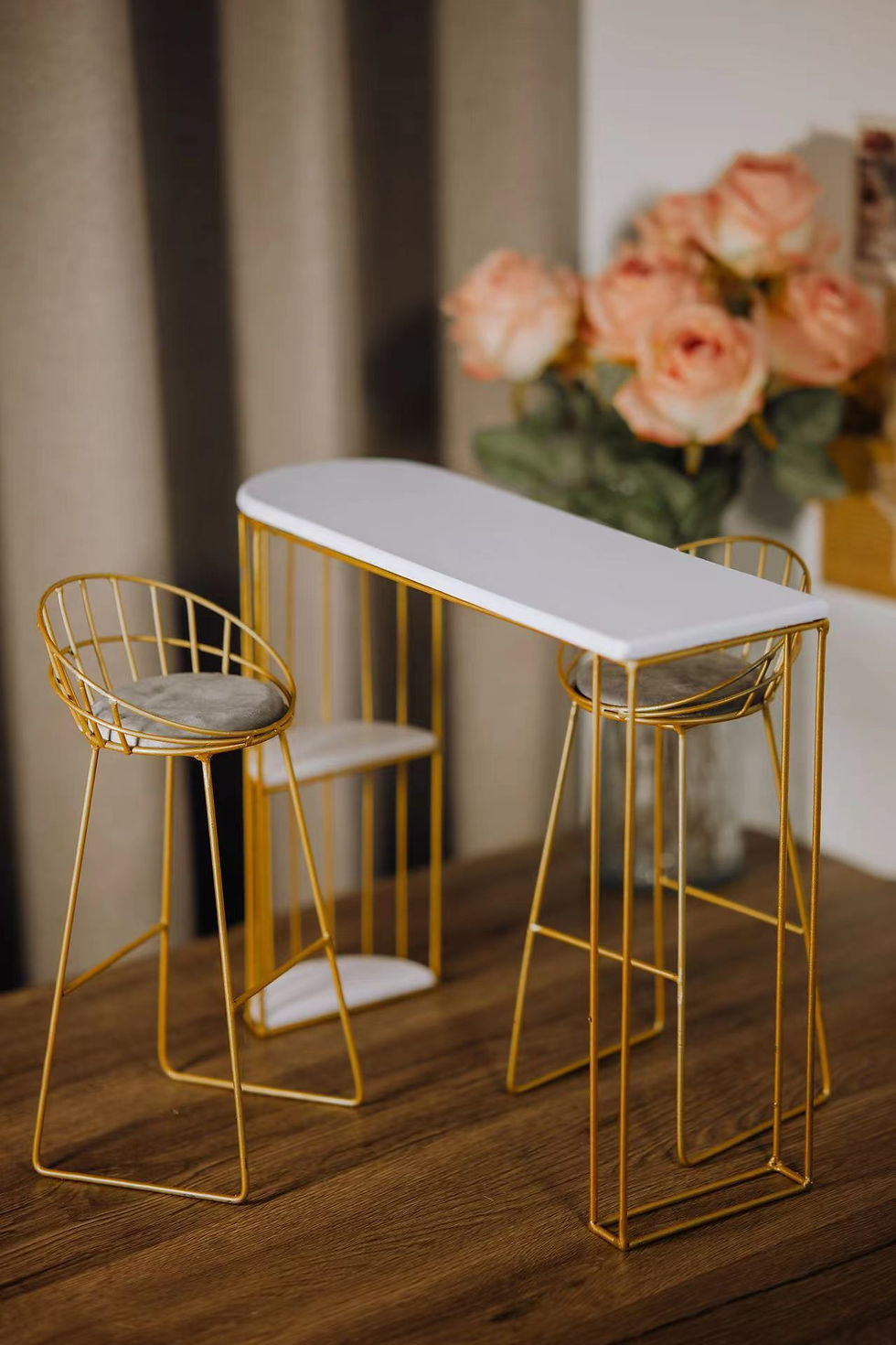 Thumbnail: 「Cha Cha」Bar High Chair & Bar Table for  MDD/MSD/Chubby/1/4