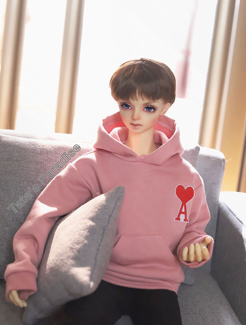Thumbnail: 「Tata」Ace Of Heart Pink Hoodie (1/6 | 1/4 | 1/3 | SD17 | 70cm) Outfit ONLY