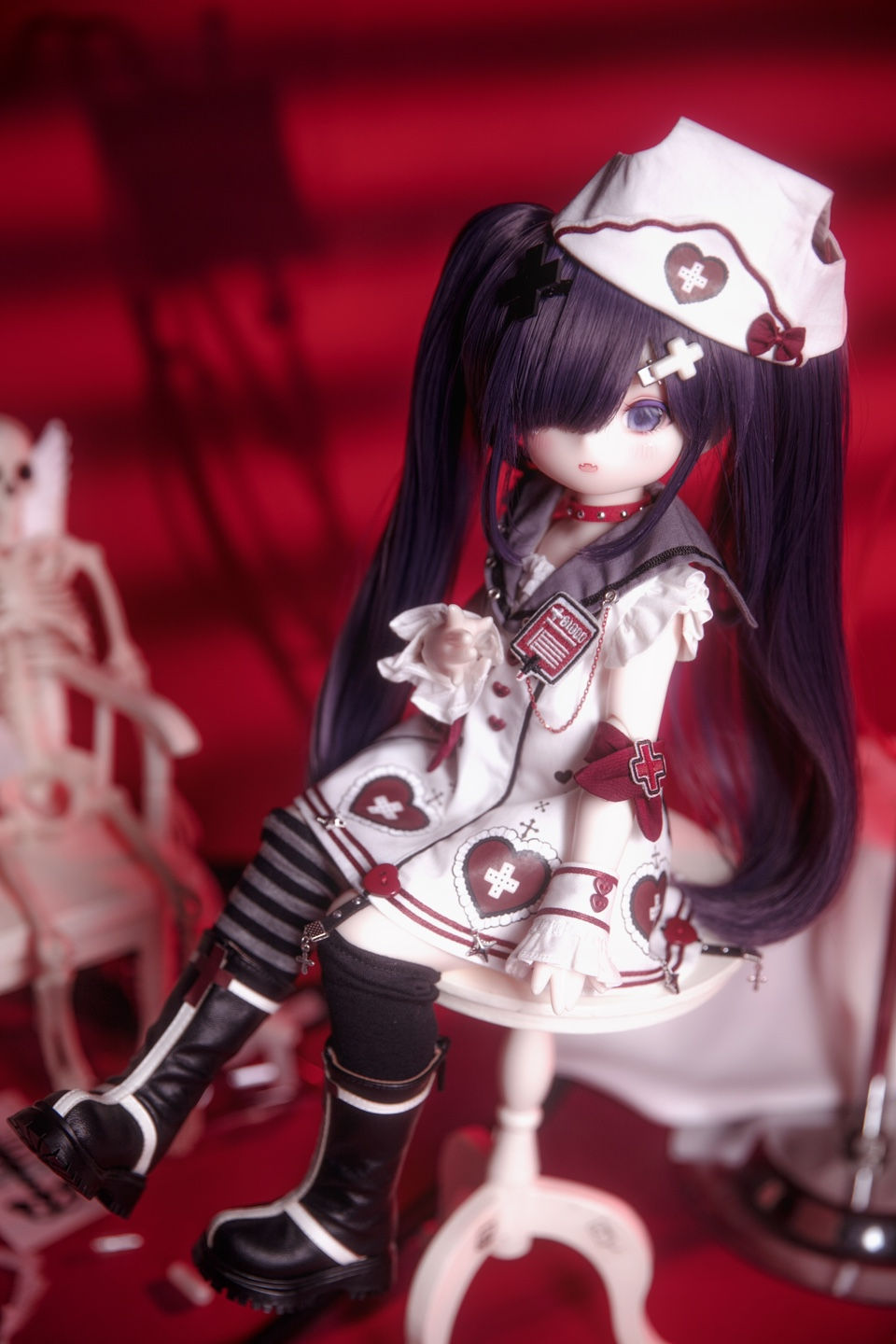 Thumbnail: 「Veg Pao」Infinite Blood Moon Nightmare (MDD/MSD/Chubby l 1/4) BJD Outfit Only