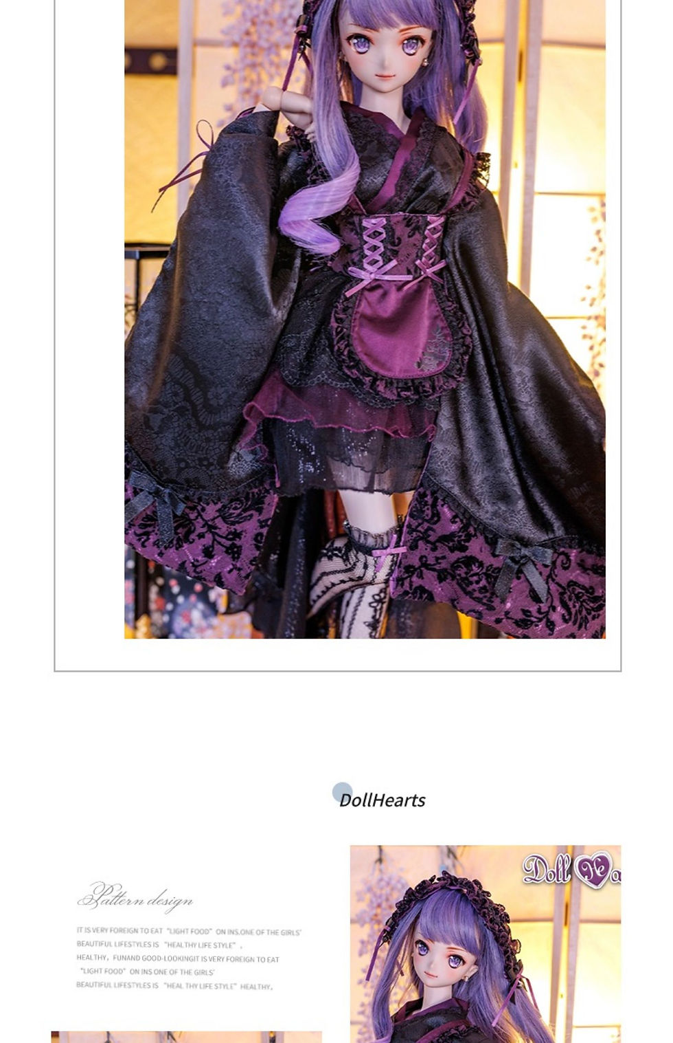 Thumbnail: 「DollHearts」Blue Berry (SDGR/DD l 1/3) BJD Outfit Only