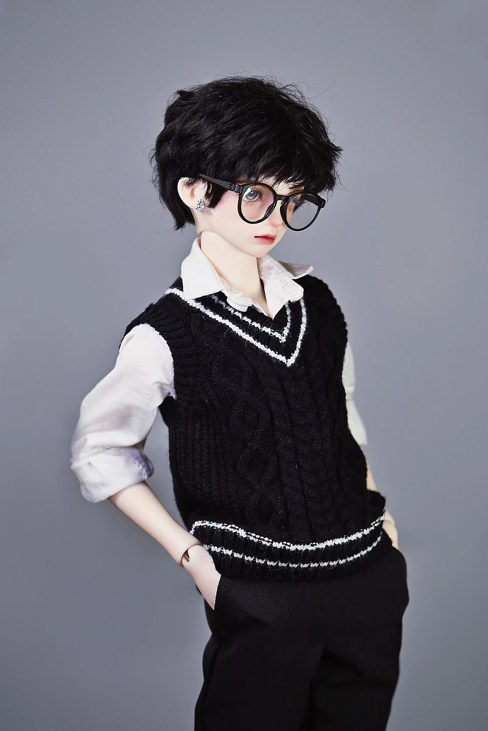 Thumbnail: 「Dollection」Vest Sweater Outfit Only (MSD/MDD l 1/4)