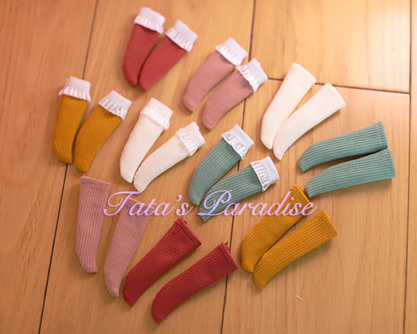 Thumbnail: 「Tata」Simple Lace Edge Socks (1/6 | YOSD | 1/4 | Chubby | MDD) Outfit ONLY