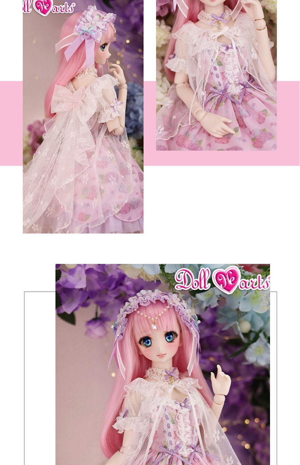 Thumbnail: 「DollHearts」Hydrangea Story (SDGR/DD l 1/3) BJD Outfit Only