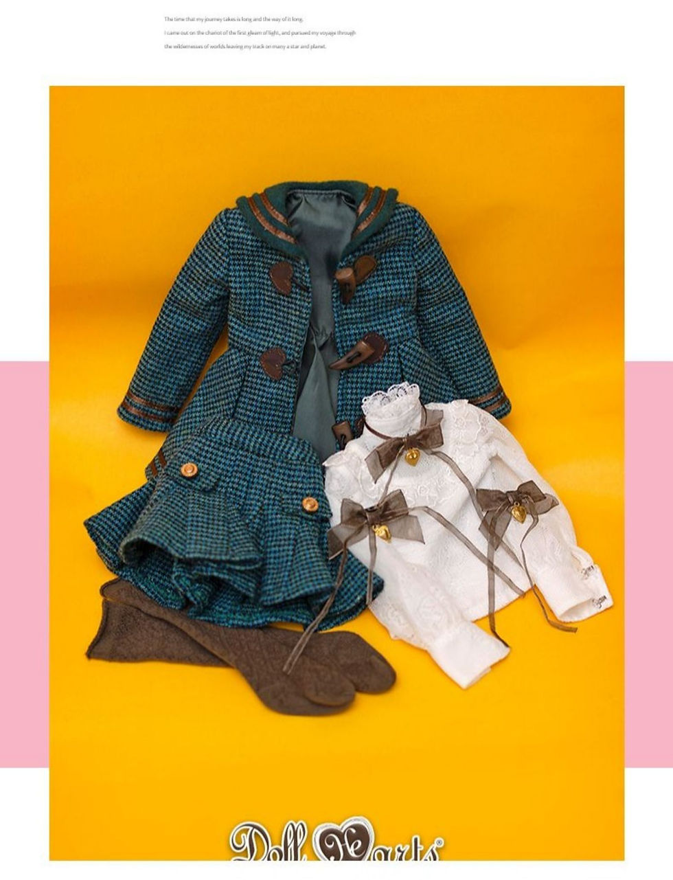 Thumbnail: 「DollHearts」Green Pine Winter (MSD/MDD l 1/4) BJD Outfit Onl