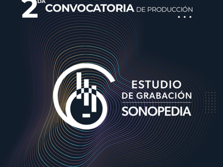 Segunda convocatoria de producción estudio de grabación Sonopedia