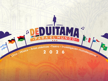 CONVOCATORIA: De Duitama para el mundo programa de estímulos al desarrollo de la cultura local promover 2026.