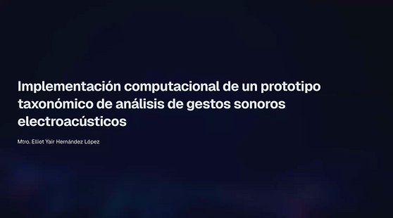 Implementación computacional de un prototipo taxonómico de análisis de gestos sonoros electroacústicos
