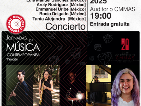 Concierto: Jornada de Música Contemporánea