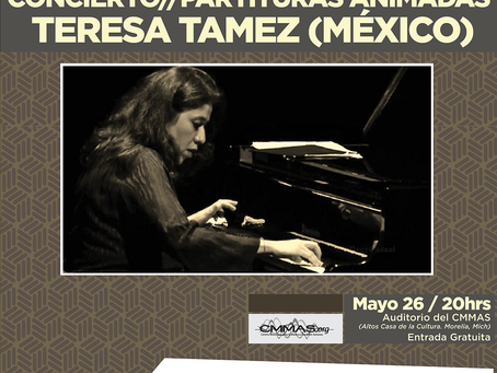 Concierto: Partituras animadas, Teresa Tamez (México)