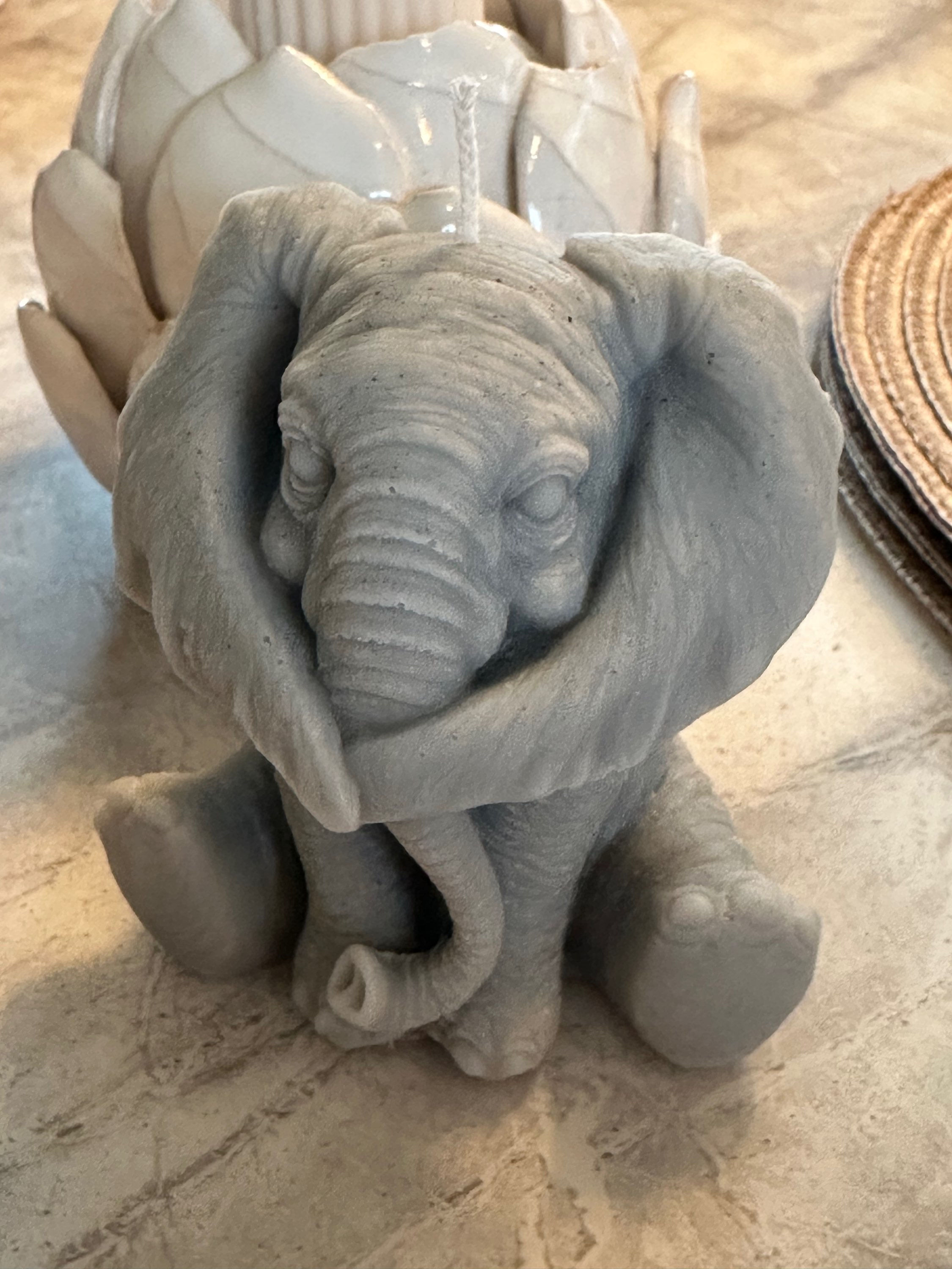 Elephant Candle 