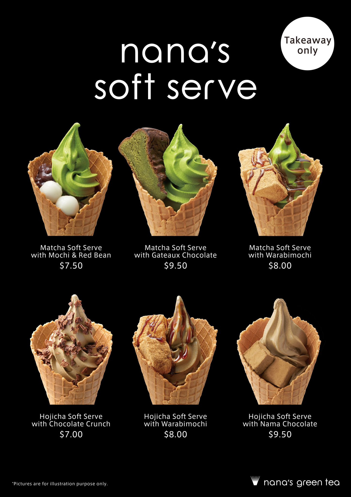 nana's soft serve Nanas Green Tea