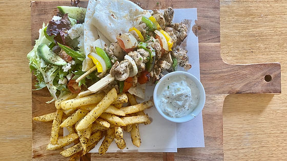 Chicken Souvlaki Salad