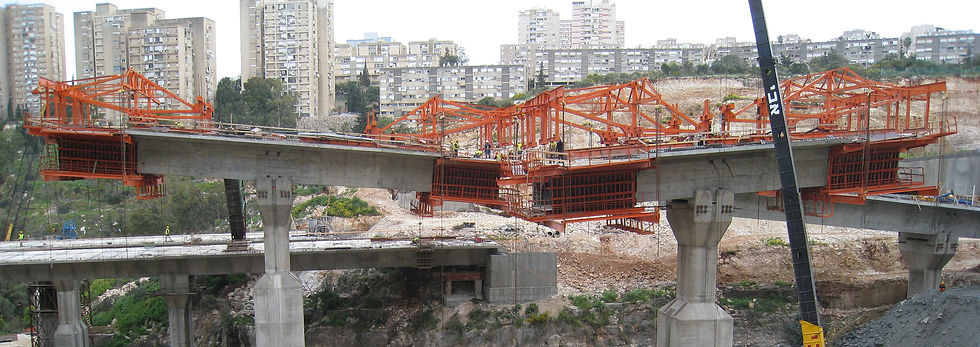 Carmel Tunnel Bridges (Rupin Interchange)