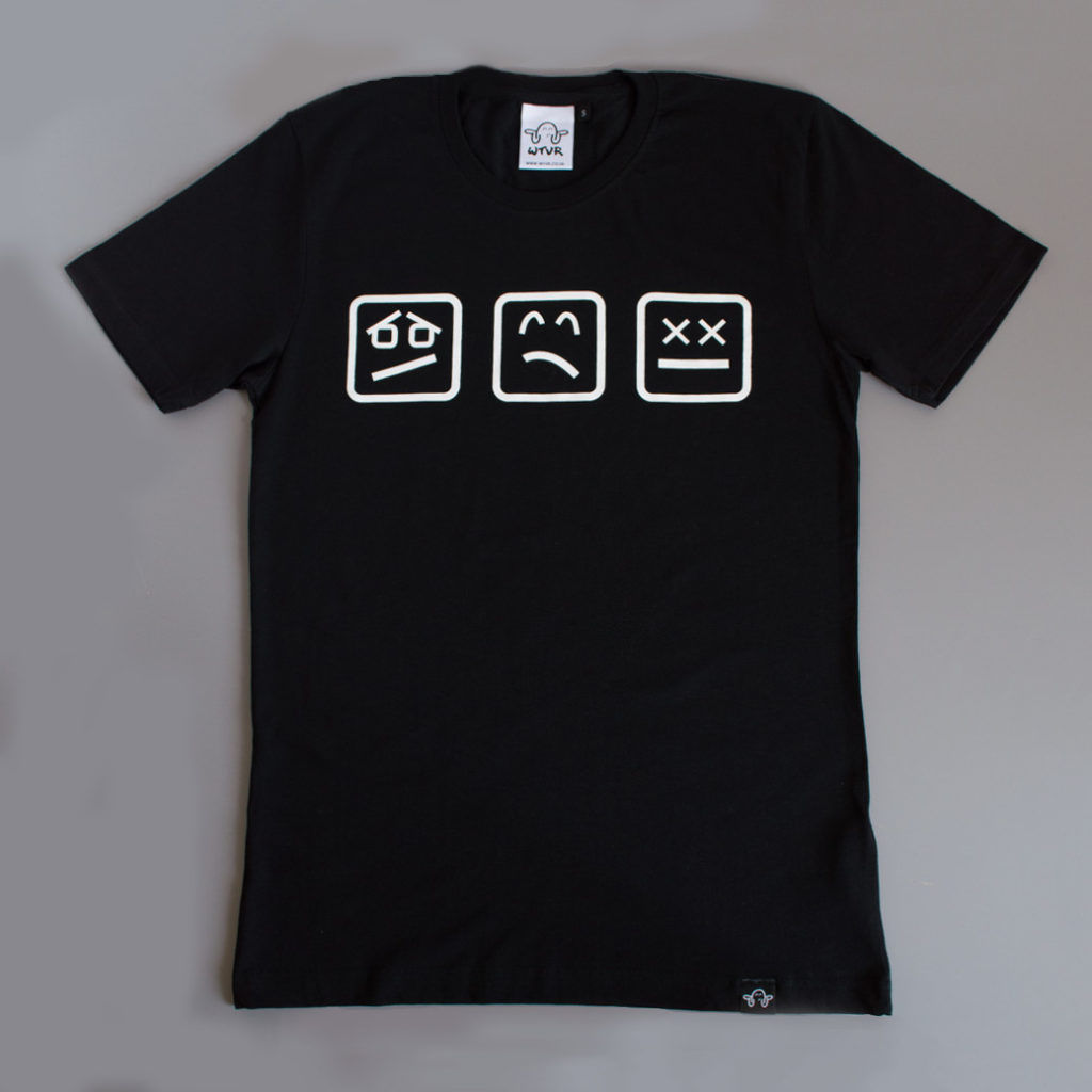 WTVR – 3Face T-shirt – Black