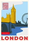 Swiss Wine Week London postcard