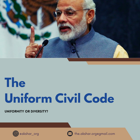 The Uniform Civil Code