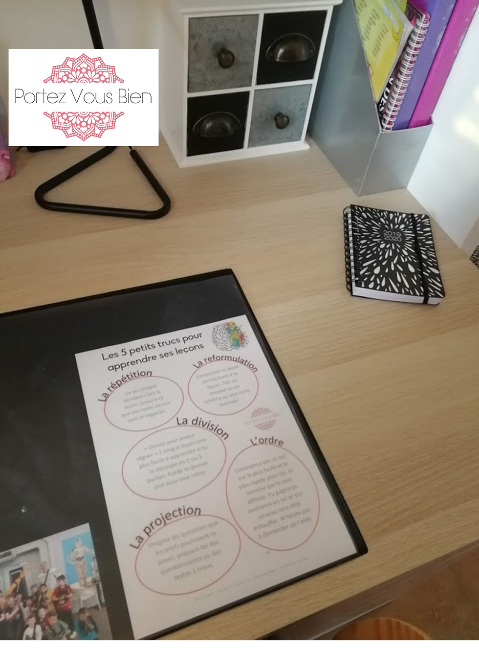 Portez Vous Bien trucs et astuces, mémo pour mon ado au collège