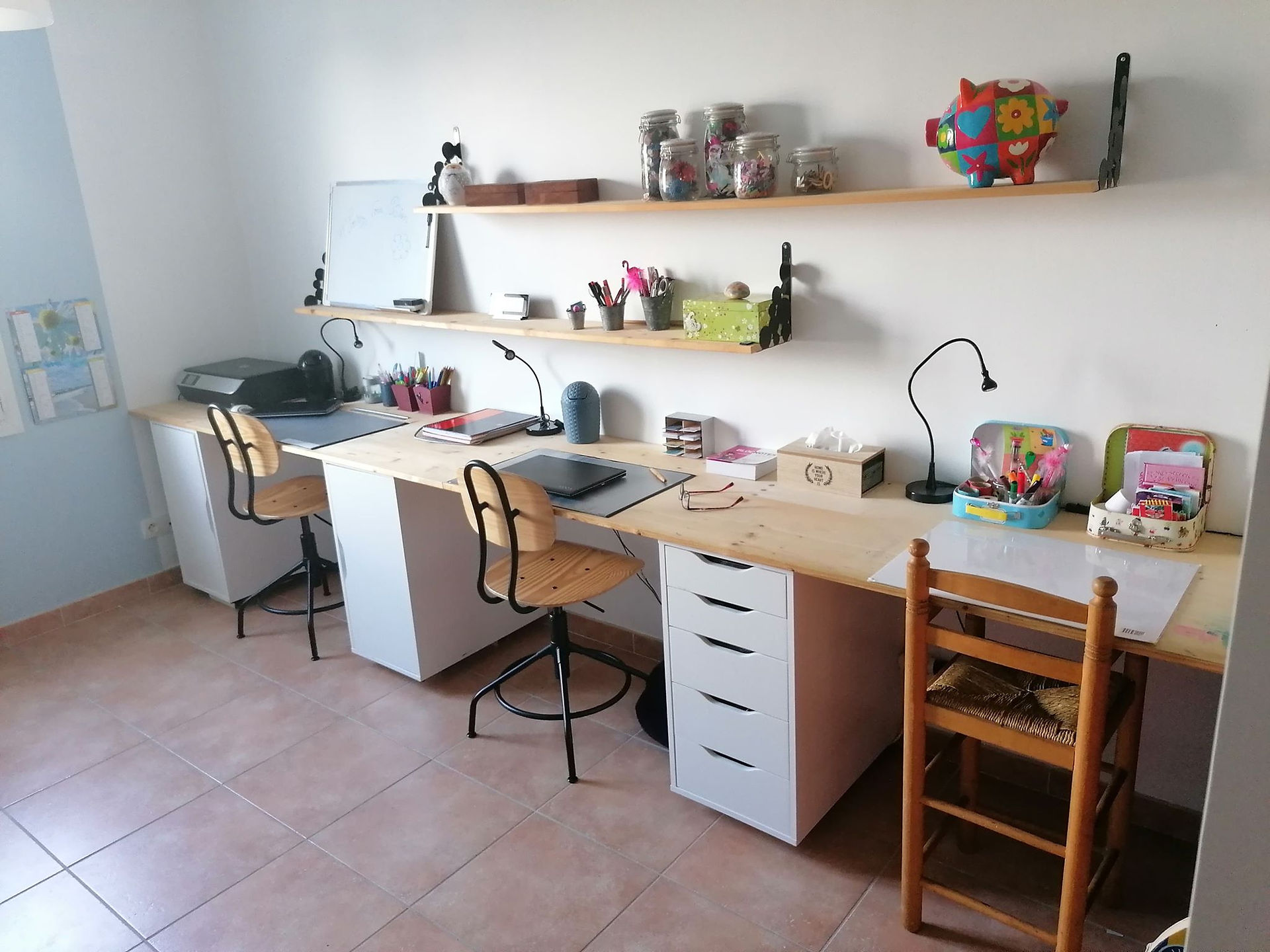 Portez Vous Bien Organiser un bureau familial parents et enfants