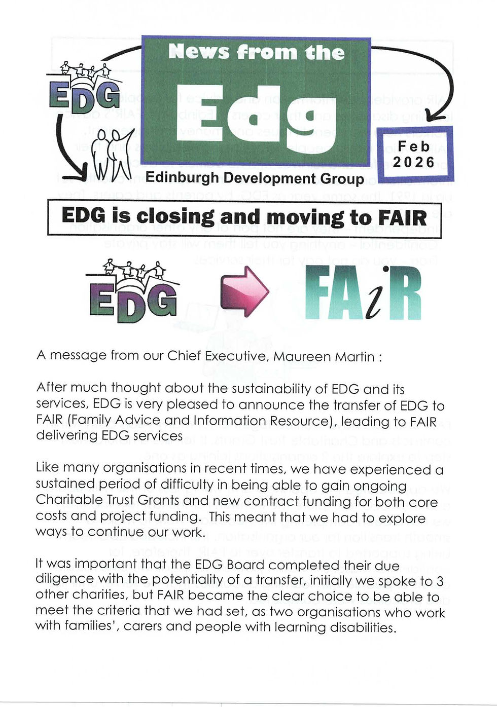 EDG is closing and moving to FAIR!