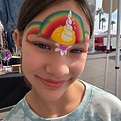 Festival Unicorn Face by Creative Color Creations