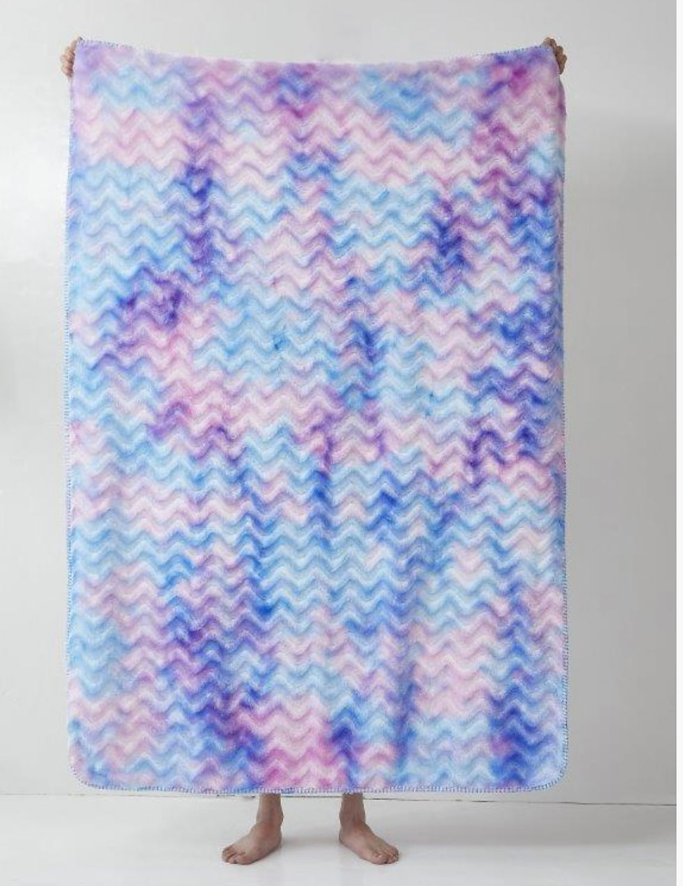 Galaxy Faux Fur Throw
