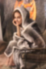 Hooded Throw Zephyr Gray
