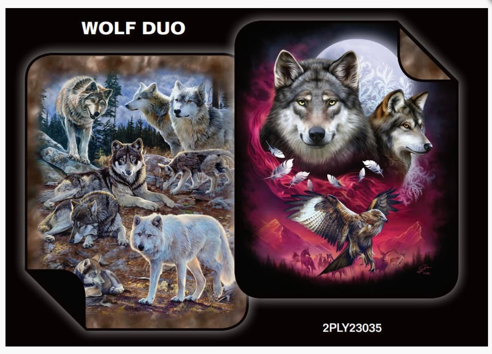 Ply Wolf Duo Heavy Weight Blanket