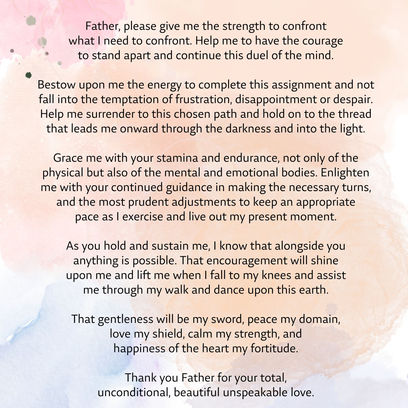 MWS Prayer: Give me The Strength to Confront...