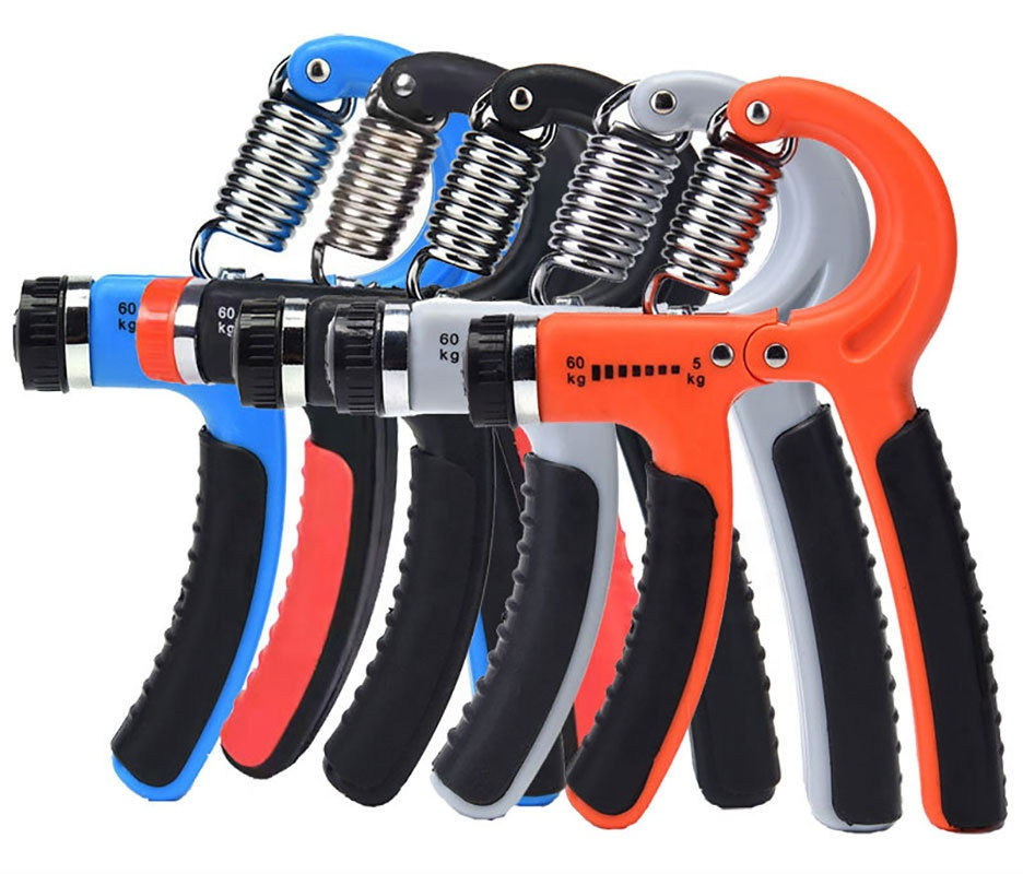 Thumbnail: Adjustable Hand Grip Strength Trainer with Counter & Forearm Exerciser