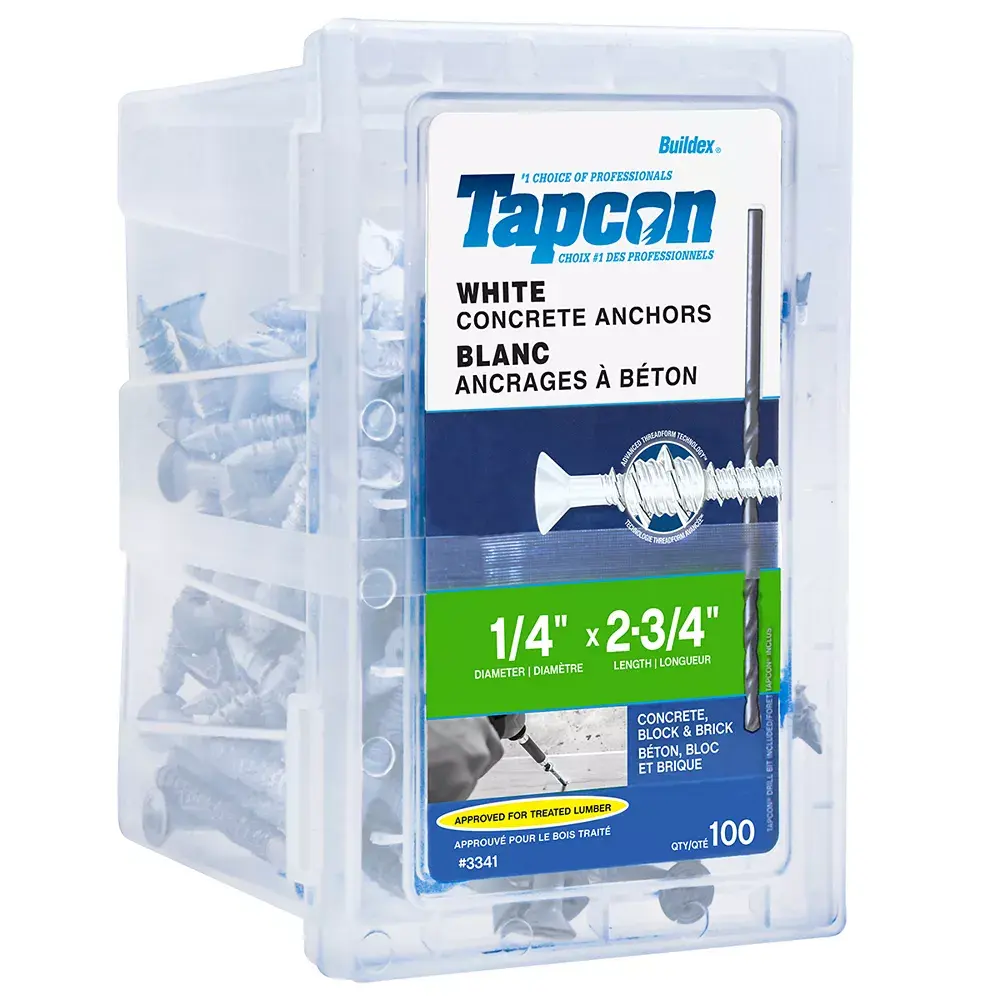 Anchor Tapcon Flat HD Phil 1/4 X3-1/8 (100/BX)