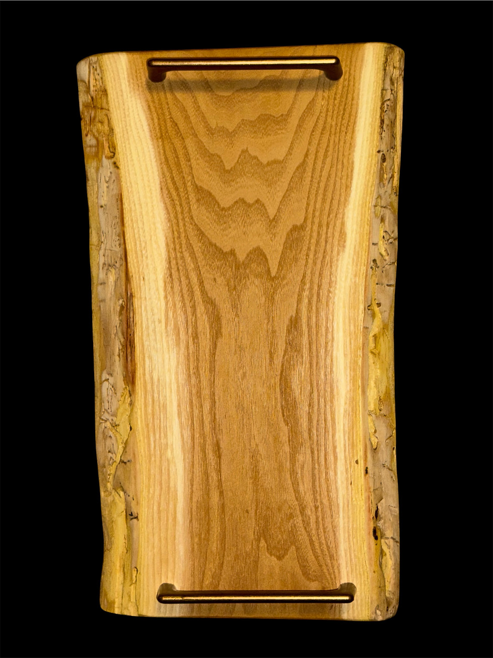 Thumbnail: Mulberry Charcuterie Board with metal handles-#510