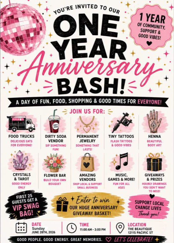 The Beautique Anniversary!